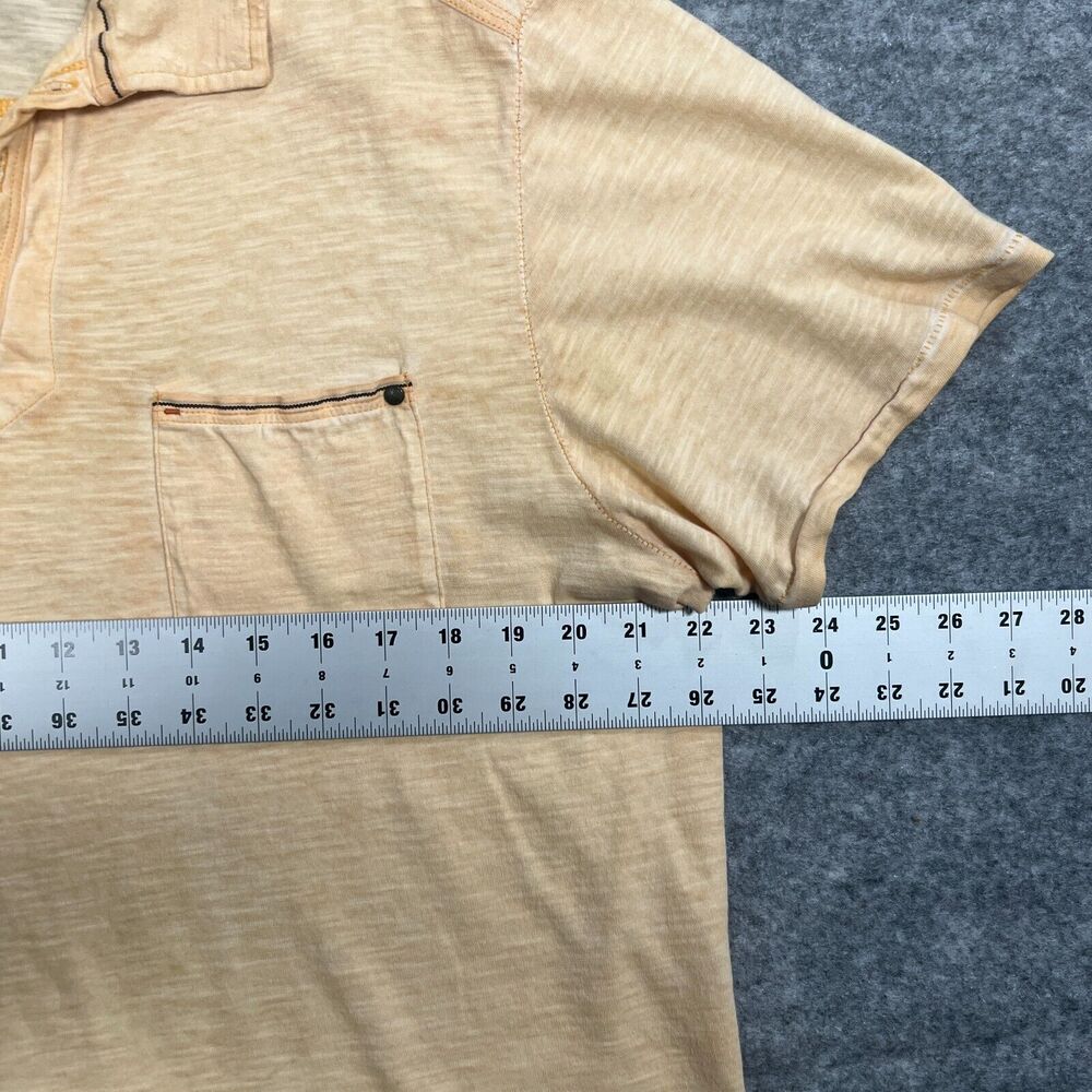 Tommy Bahama Men's Polo Shirt Large‎ Tan Short Sleeve Island Modern Fit Golf - Picture 5 of 7